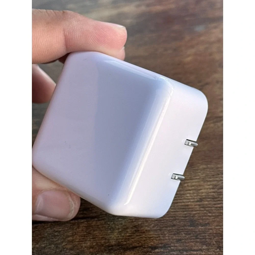 Apple 35W Dual USB-C Port Compact Power Adapter Wall Charger A2571 White